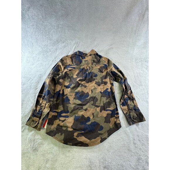 Cat & Jack boys shirt size S (6/7) Camouflage Button-Up - Picture 2 of 8